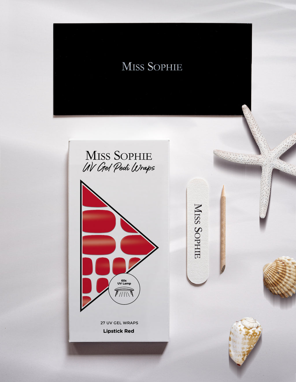 Lipstick Red UV Pedicure