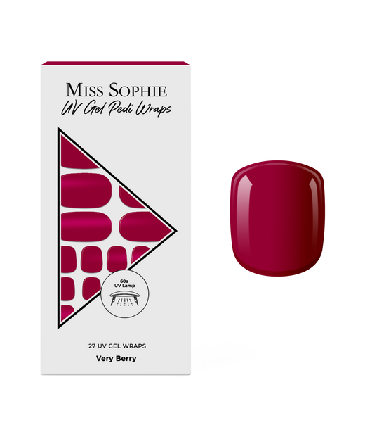 Very Berry UV Pedicure
