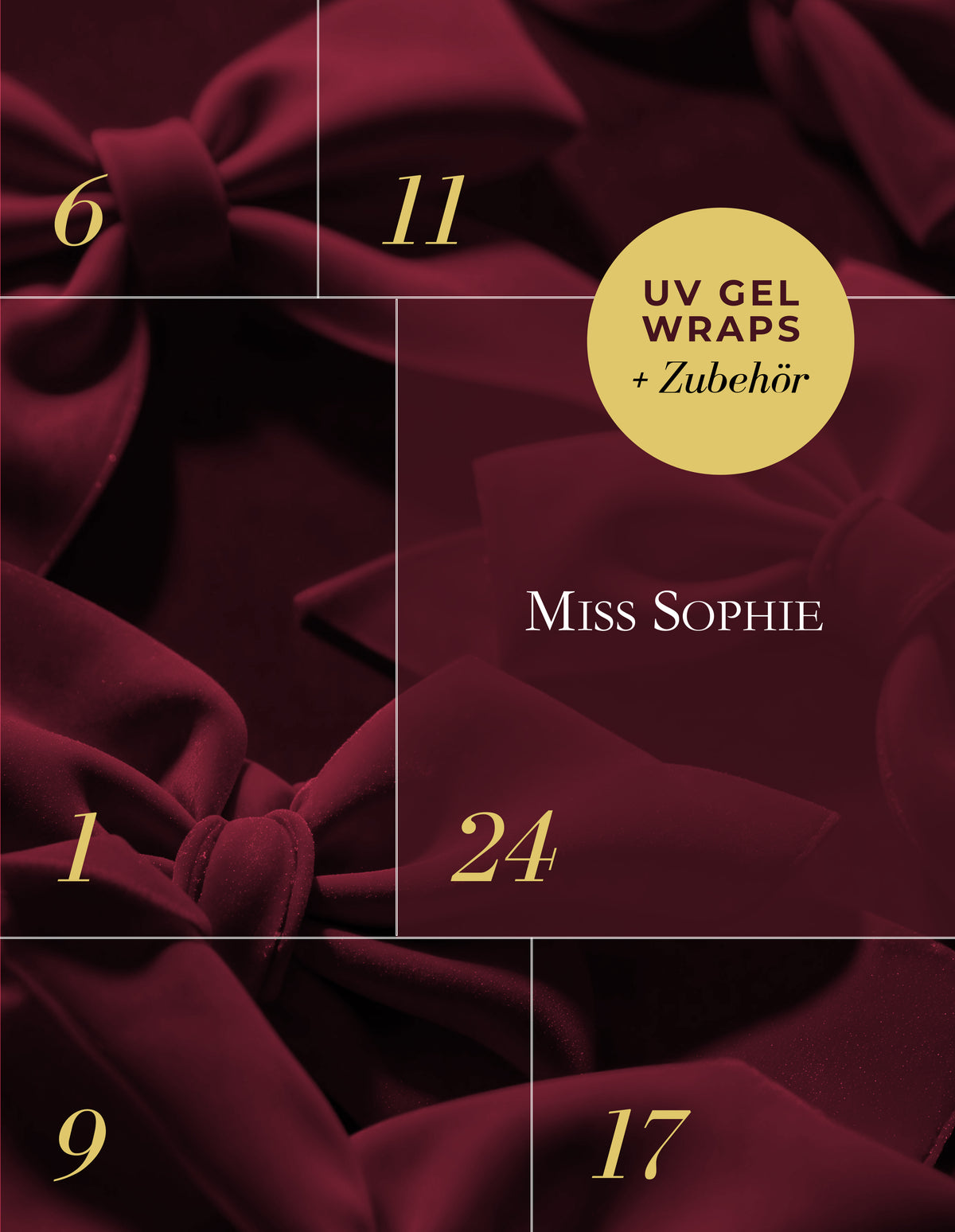 Advent Calendar Edition - Starter Set UV Gel Wraps
