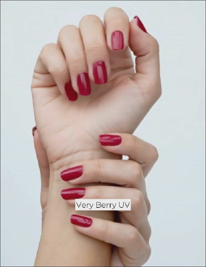 Very Berry UV Pedicure