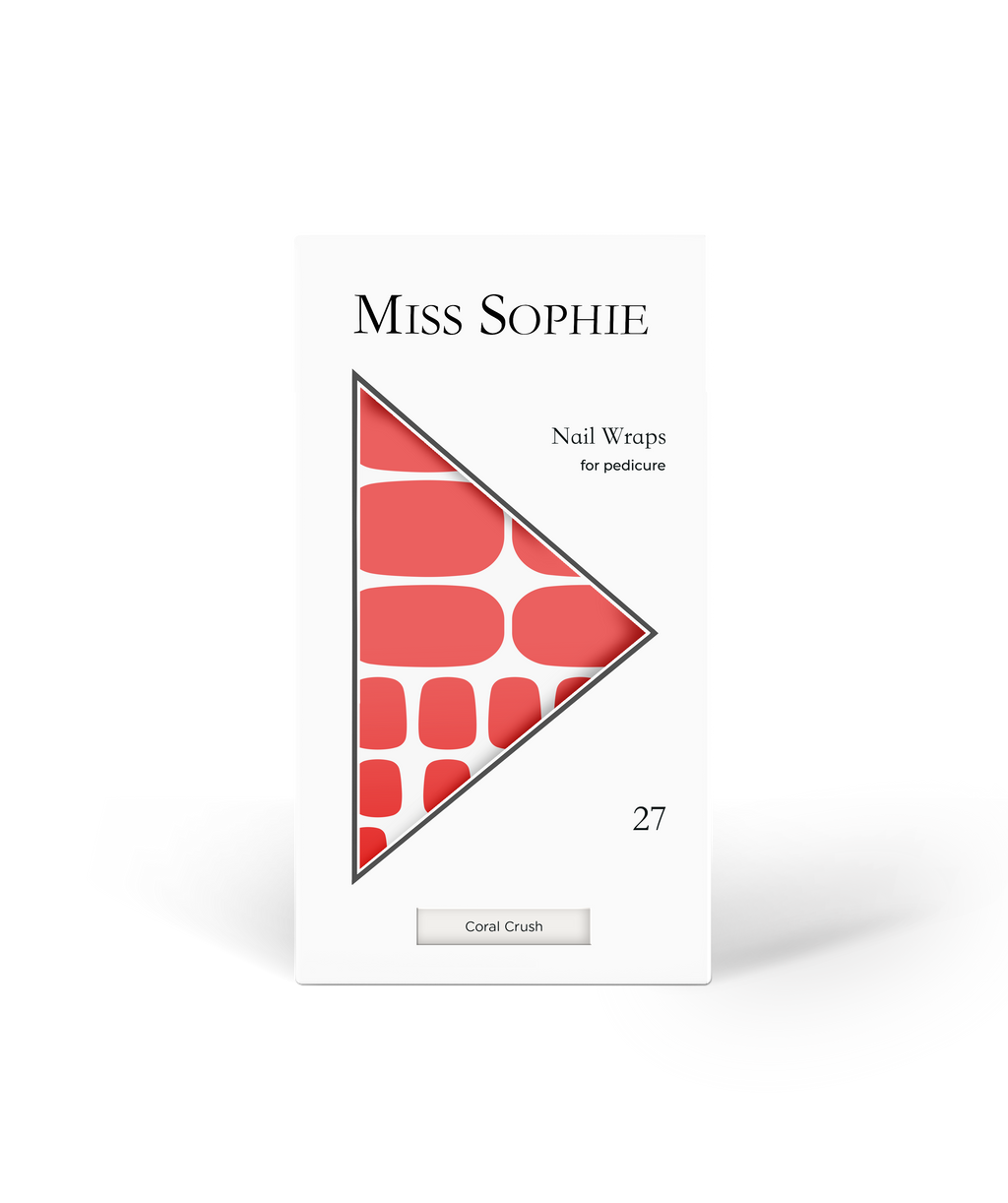 Coral Crush Pedicure